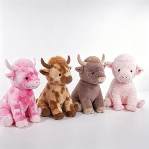 Peluche de vaca Highland personalizado, juguete de peluche de vaca, peluche de vaca, set de peluches de vaca Highland - Product Image 4