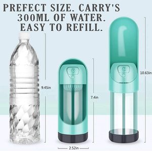 Bouteille d'eau pliable en silicone écologique pour chien, 430 ml, pour utilisation en extérieur, pour chiens, chats, petits animaux, durable, personnalisable - Product Image 3