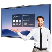 65 75 86 98 pouces éducation réunion conférence LCD tableau blanc électronique tout-en-un PC écran plat interactif