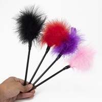 Bâton à plumes pour couples, jeu de rôle BDSM, jouet sexuel avec attaches pour le bondage