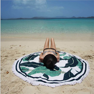 Toallas de <span class=keywords><strong>playa</strong></span> redondas impresas diseño personalizado al por mayor <span class=keywords><strong>Toalla</strong></span> redonda de <span class=keywords><strong>playa</strong></span> de microfibra grande <span class=keywords><strong>Toalla</strong></span> de <span class=keywords><strong>playa</strong></span> redonda de microfibra personalizada de verano - Product Image 1