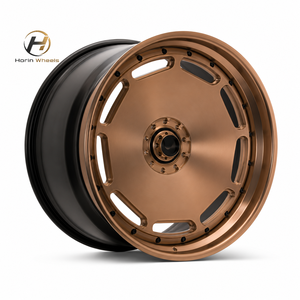 Rines de Aluminio Forjado 6061-T6 de 18-24 Pulgadas, Estilo de 2 Piezas, Color Negro Mate, con Borde Profundo para G-Wagon - Product Image 3