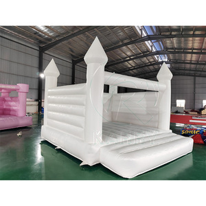 Castillo Inflable Blanco, Brincolín Inflable para Exteriores, Castillo Inflable en Venta para Bodas y Fiestas - Product Image 3