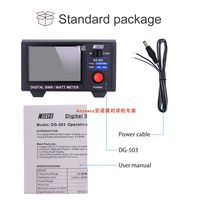 Medidor de relación de ondas estacionarias (SWR) digital NISSEI DG-503 con pantalla grande, 1.6 a 60MHz / 125 a 525MHz L654
