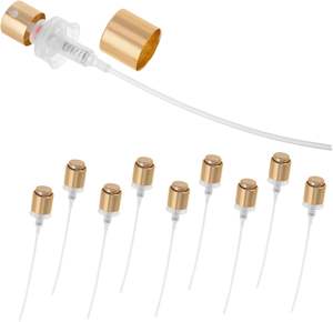 15mm 18mm 20mm Gold <b>Silver</b> Aluminium Reusable Cosmetic Crimp Sprayer Fine Mist Perfume <b>Spray</b> Pump - Product Image 1