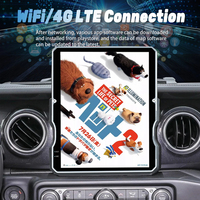 Untuk Jeep Wrangler JL Gladiator Pickup JT 2018-2023 Radio Mobil Android Multimedia Video Carplay Audio Navigasi Head Unit 12.1"