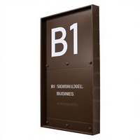 Plaque murale d'identification pour hôtel, numéro de chambre, signalisation directionnelle JC-LM239, signalétique de porte moderne pour hôtels, appartements, bureaux