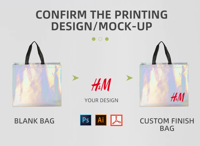 2022 Hot Selling No<i></i>nwoven Shopping Bag Non Woven Laminated Bag Laminated Tote Bag