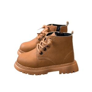 Bottes Martin pour enfants automne-hiver 2025, nouvelles, décontractées, semelle souple, mi-longues, semelle en caoutchouc, imperméables, pour filles et garçons, petites tailles - Product Image 2