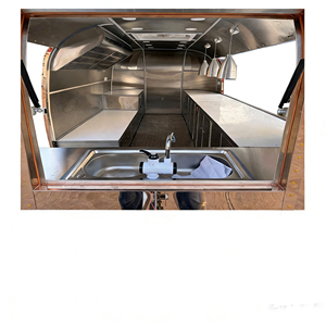 Remolque de Comida Multifuncional SL-6T con Construcción de Acero Inoxidable y Aluminio para Venta de Snacks, Dulces y Uso Comercial en Exteriores - Product Image 6