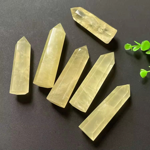 Obelisco de Citrino Natural al por Mayor, Espécimen Mineral Curativo con Técnica de Corte para Decoración - Crystal Hola - Product Image 5