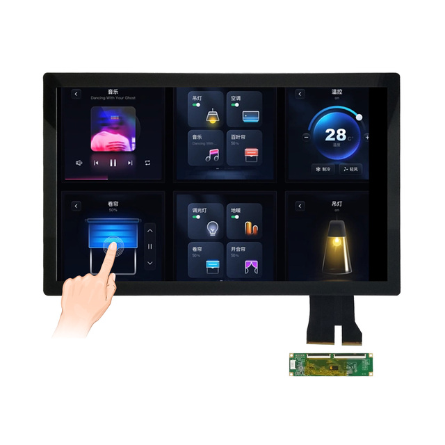 Custom Industrial USB Capacitive Touch Screen Monitor Waterproof 7" to 32" Raspberry Display for Touch Screen Applications