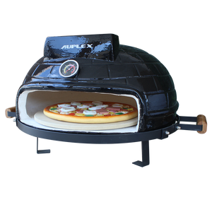 AUPLEX Brown Vente en gros <span class=keywords><strong>Four</strong></span> <span class=keywords><strong>à</strong></span> <span class=keywords><strong>pizza</strong></span> en <span class=keywords><strong>bois</strong></span> polyvalent en céramique et charbon de <span class=keywords><strong>bois</strong></span> - Product Image 1
