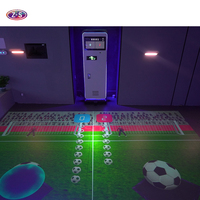 Projecteur de sport interactif tout-en-un Jeu d'entraînement sportif intérieur mobile Système de jeu de projection au sol pour centre commercial et salle de sport