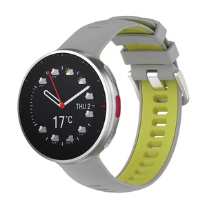 Pulsera de repuesto para reloj inteligente Polar <span class=keywords><strong>Vantage</strong></span> <span class=keywords><strong>V2</strong></span>, correa de reloj de silicona deportiva de dos colores - Product Image 2