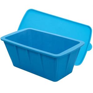 Moules à glaçons en silicone extra-larges, faciles à démouler, 8 lb et 4 lb, avec couvercle, pour baignoire à glace, bains à domicile - Product Image 1