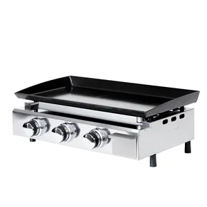 CE-Zertifizierung Tischplatte Gas Antihaft-Grill Restaurant Teppanyaki Blackstone Griddle