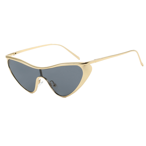 Lunettes de soleil triangulaires œil-de-chat grande monture 2025 UV400 – Protection solaire haut de gamme, style hip-hop, mode européenne et américaine, nouveau modèle - Product Image 6