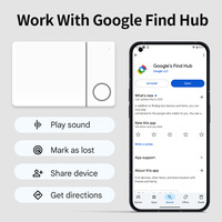 Pelacak Pintar Anti-Hilang Google Find My Device Terlaris untuk Android, Dapat Memutar Suara, Daya Tahan Baterai 1 Tahun untuk Kendaraan