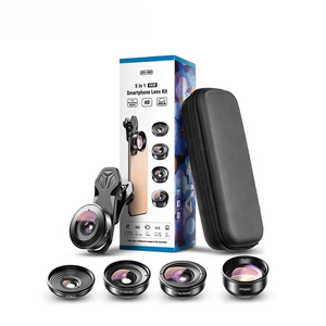 Objectifs pour téléphone portable 5 en 1 : fisheye, macro, grand angle, téléobjectif pour appareil photo de smartphone - Product Image 3