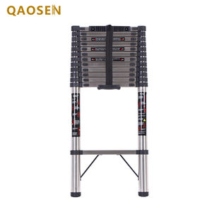 <span class=keywords><strong>Escalera</strong></span> Telescópica Simple <span class=keywords><strong>de</strong></span> <span class=keywords><strong>Acero</strong></span> <span class=keywords><strong>Inoxidable</strong></span> <span class=keywords><strong>de</strong></span> 1.9m a 6.3m con Cojín Antideslizante, Fabricada en China - Product Image 1