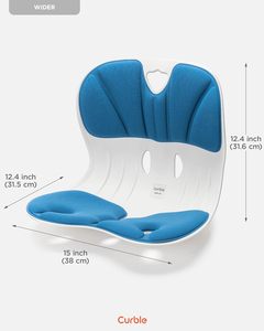 Curble Wider-Silla <span class=keywords><strong>de</strong></span> soporte <span class=keywords><strong>de</strong></span> <span class=keywords><strong>espalda</strong></span> ergonómica Soporte lumbar Corrección <span class=keywords><strong>de</strong></span> postura Alivio del <span class=keywords><strong>dolor</strong></span> <span class=keywords><strong>de</strong></span> <span class=keywords><strong>espalda</strong></span> Diseño <span class=keywords><strong>de</strong></span> modelo 3D moldeado por inyección - Product Image 2
