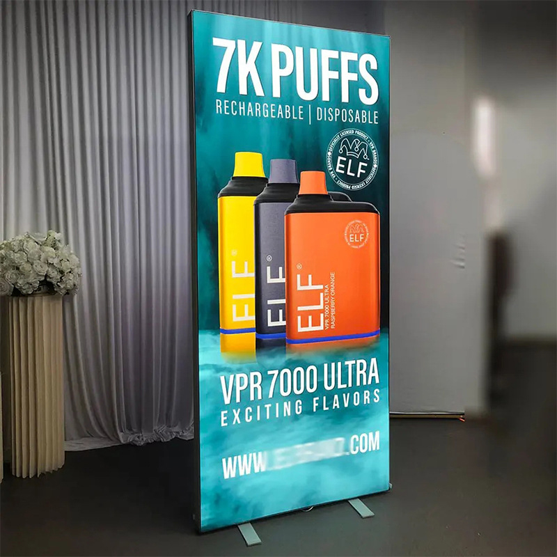 UV Soft Film Card Cloth Light Box Advertising Custom Outdoor Door Sign Led Luminous Ceiling Wall-mounted Multi-functional