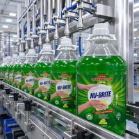 Grand format économique – Liquide vaisselle parfum citron, haute mousse, élimination puissante de la graisse, 99,9 % doux pour les mains, usage professionnel pour restaurants