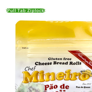 Bolsas de embalaje con acabado brillante personalizado, bolsa de embalaje de café con fondo plano y ventana transparente - Product Image 3