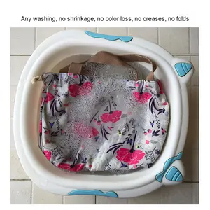 Nouveau mignon imperméable décontracté fourre-tout sac à déjeuner stockage à la mode petit sac en tissu pour les employés de bureau femmes pour Bento boîtes à déjeuner - Product Image 2