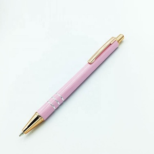 Bút Kim Loại Màu Hồng Nóng Tùy Chỉnh Với Logo <span class=keywords><strong>Laser</strong></span> - Product Image 5