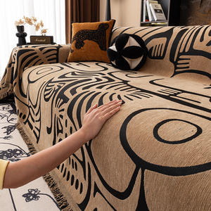 Sens simple et avancé de la couverture complète intégrée 2024 nouvelle <span class=keywords><strong>housse</strong></span> de canapé serviette en tissu quatre saisons coussin de canapé général - Product Image 5