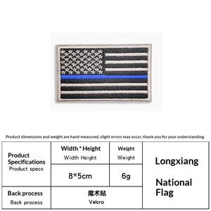 Custom Country Flag <b>Patches</b> Forward Reverse Full Embroidery for Luggage Backpack Travel Souvenir Caps Jackets - Product Image 4