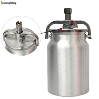Pistolet de pulvérisation sans air KAILUN PQ-2 argenté, pulvérisateur de peinture portable de haute qualité pour le bricolage, capacité du réservoir de 1000 ml, buse de 2,0 mm, pulvérisation longue portée