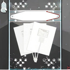 Calentador inteligente de espejo PET de 220V con desempañador de película antivaho, 2.5W/dm de potencia para espejos LED de baño con interruptores inductivos - Product Image 3