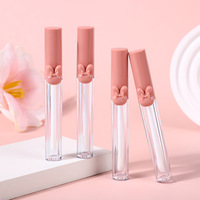 Tubes de brillant à lèvres vides de 3 ml avec capuchon nœud, boîtes et emballages pour brillant à lèvres