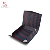 Boîte noire mate en carton Emballage simple pour bijoux cadeau Boîte cadeau pliante en papier à rabat magnétique