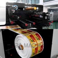 Machine d'impression offset haute précision rouleau à rouleau pour étiquettes, papier et film, avec contrôle servo