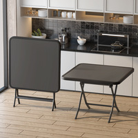 Meubles de jardin modernes, table portable carrée pliable, table de conférence, table de cuisine intérieure et extérieure pour restaurant, hôtel