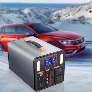 Estación de energía de onda sinusoidal pura portátil de 200W-6000W, batería de litio, Panel Solar, linterna, fuente de coche recargable, estación de energía - Product Image 4