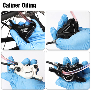 LEBYCLE <span class=keywords><strong>Kit</strong></span> <span class=keywords><strong>de</strong></span> Purga <span class=keywords><strong>de</strong></span> Aleación <span class=keywords><strong>de</strong></span> Aluminio para Bicicleta Herramienta para Inyectar Aceite <span class=keywords><strong>de</strong></span> Freno Hidráulico Aceite Mineral DOT para Frenos <span class=keywords><strong>de</strong></span> Ciclismo <span class=keywords><strong>Shimano</strong></span> - Product Image 5