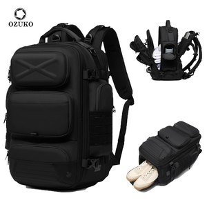 Ozuko 9842 Gym <strong>Backpack</strong> for Men Gym Bag with Shoe Compartment <strong>Lightweight</strong> Travel Workout Sports <strong>Backpack</strong> with USB Charging Port - Product Image 1