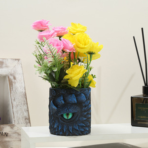 Maceta de Resina con Diseño de Ojo de Dragón, Redonda, Moderna, Adorno para Escritorio de Oficina u Hogar, Pieza Única, Decoración para Regalo - Product Image 2