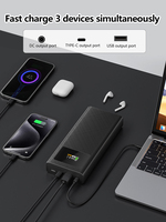 Vente en gros de produits Banque d'alimentation à charge rapide 20000mAh 80W avec grand affichage numérique LED pour ordinateur portable