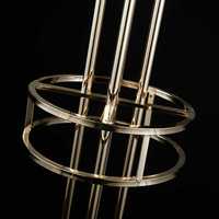 Support rond pour fleurs de mariage de 120 cm, centre de table en métal, centre de table haut pour table de mariage