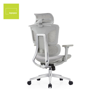 Chaise de bureau ergonomique de luxe moderne pour manager, chaise de direction, chaise de bureau réglable en maille