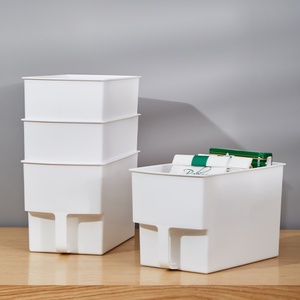 High Quality Creative Home <b>Kitchen</b> <b>Storage</b> Organization for High Cabinets Plastic Pantry <b>Storage</b> <b>Box</b> Bins Cabinet Organizer - Product Image 1