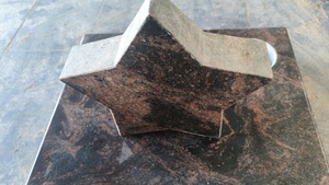 Под заказ, надгробие, лунный дизайн, медведь, дизайнерский камень с памятником из гранита и звезды - Product Image 3