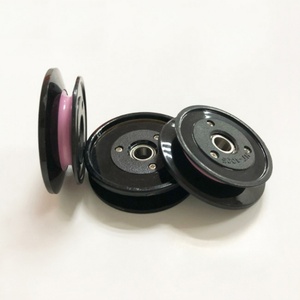 Pay-off Rack Wire Guide Pulley,tension Gun Ceramic Pulley,combined <b>Plastic</b> and Ceramic OEM <b>Plastic</b> <b>Wheels</b> Black <b>Plastic</b> Y Tires - Product Image 3