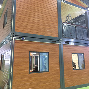 Rumah Kontainer Prefabrikasi Mewah Boxspace 2 Kamar Tidur 40ft Desain Farmhouse yang Dapat Dilepas Tata Letak yang Dapat Disesuaikan - Product Image 3